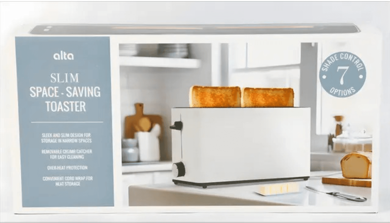 Space-Saving Toaster